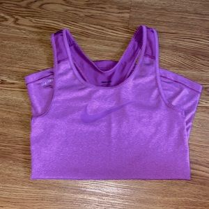 XS Purple Nike Dri-fit workout tank top